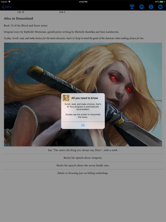 Alice in Demonland iPad 應用截圖
