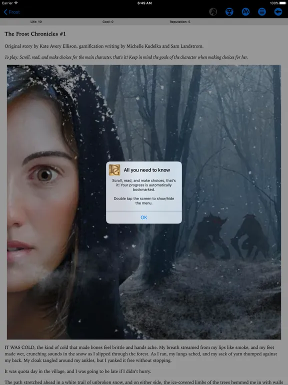 تصاویر Frost (Choices Game) iPad 