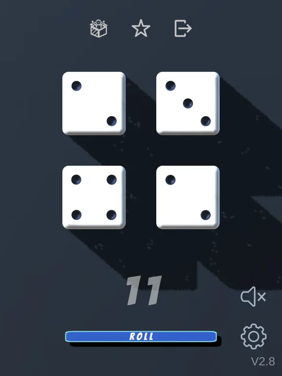 Tangkapan layar Dice rolling app - Dice roller iPad 