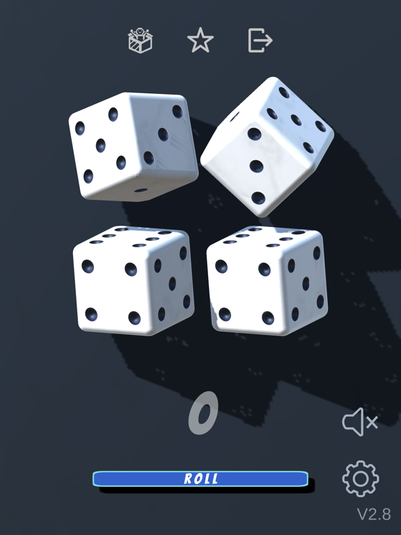 Dice rolling app - Dice roller iPad  स्क्रीनशॉट