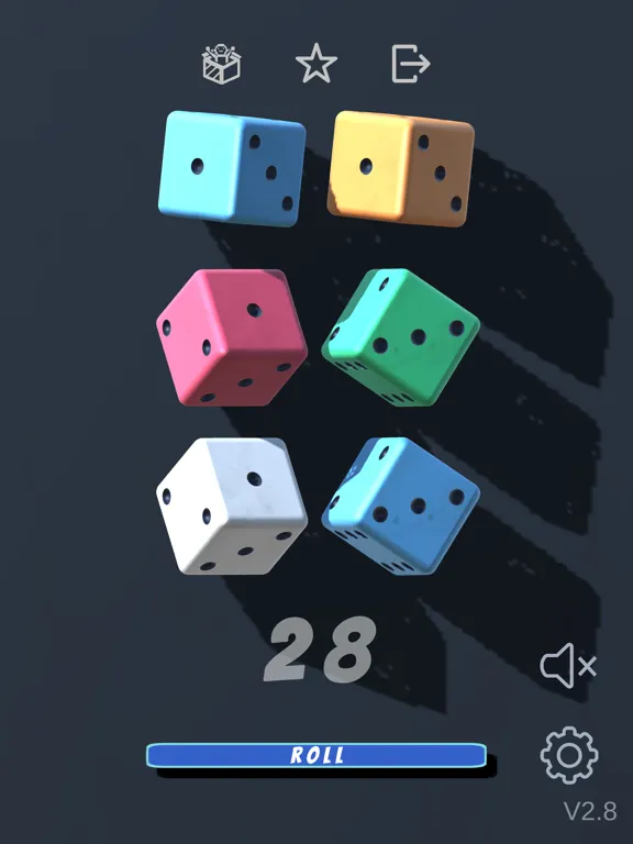 Tangkapan layar Dice rolling app - Dice roller iPad 