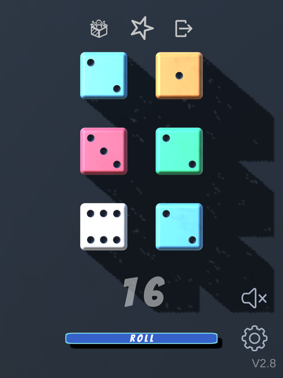 Dice rolling app - Dice roller iPad  स्क्रीनशॉट