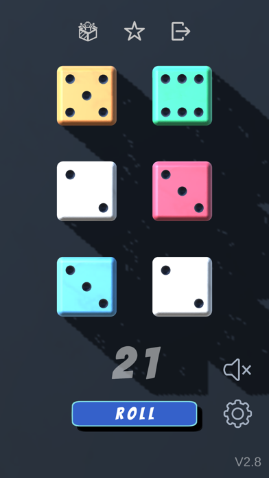 Dice rolling app - Dice roller स्क्रीनशॉट
