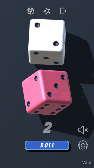Dice rolling app - Dice roller स्क्रीनशॉट