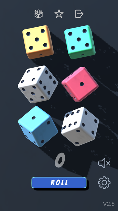 Dice rolling app - Dice roller स्क्रीनशॉट