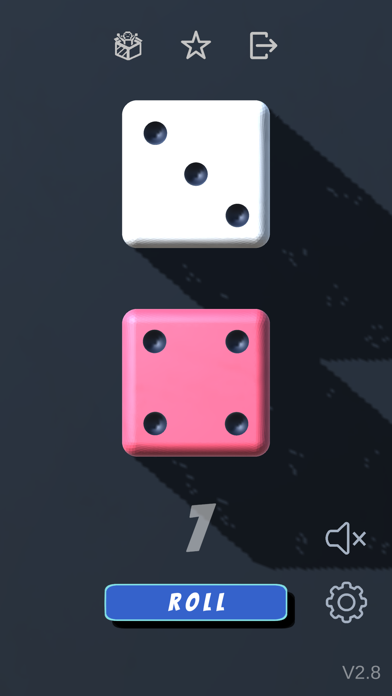 Dice rolling app - Dice roller स्क्रीनशॉट