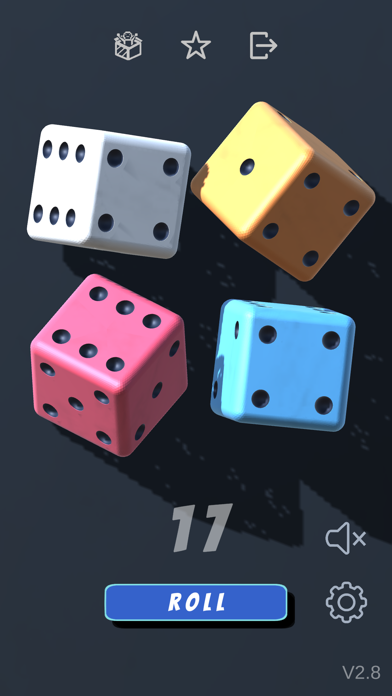 Dice rolling app - Dice roller स्क्रीनशॉट