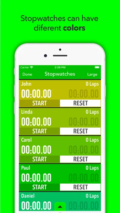 Screenshot di Best Multi Stopwatch Pro