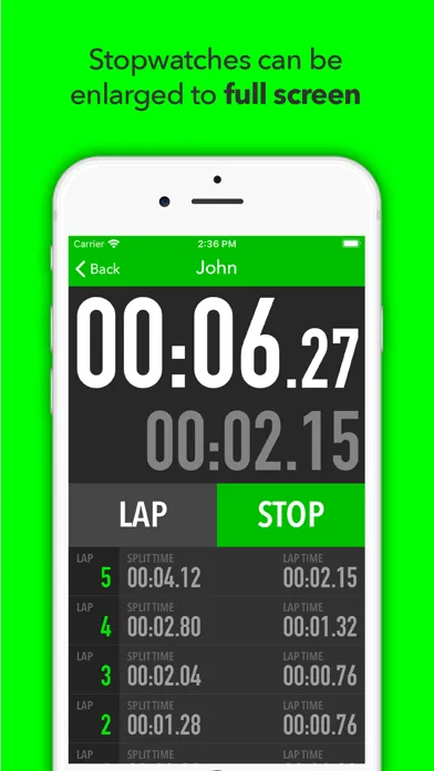 Screenshot di Best Multi Stopwatch Pro