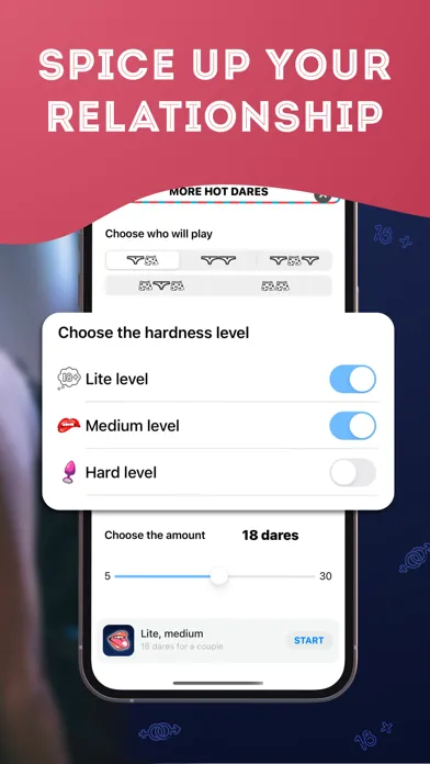 ภาพหน้าจอของ Truth or Dare: Dirty Sex Game