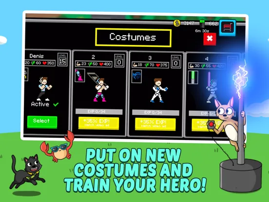 Capturas de pantalla de Cats & Cosplay: Adventure Game iPad 