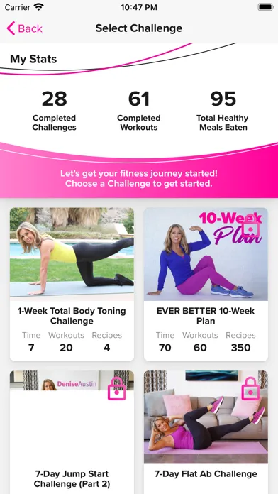 Screenshot di Denise Austin App