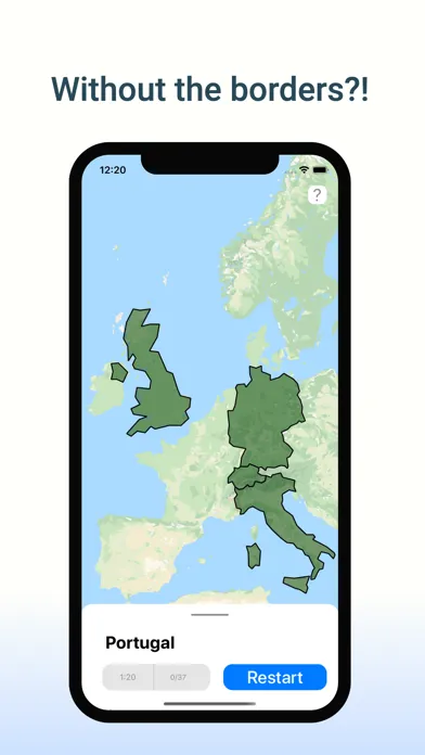 Tangkapan skrin No Bounds - Geography Game