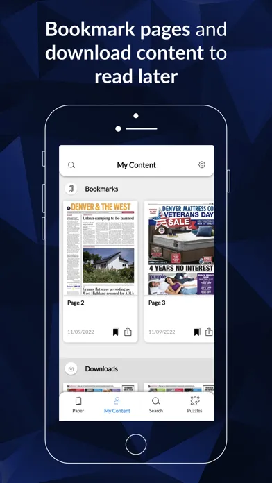 ภาพหน้าจอของ Denver Post Digital e-Edition