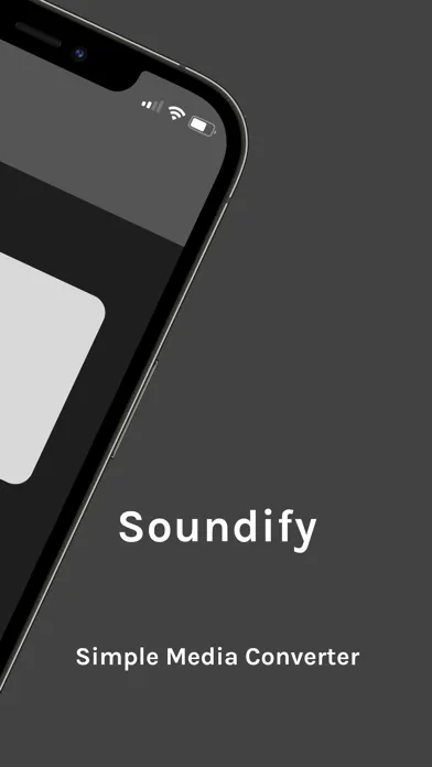 Ảnh chụp màn hình của Soundify - Media Converter