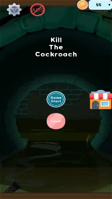 Capturas de tela do Drag and kill the Cockroach