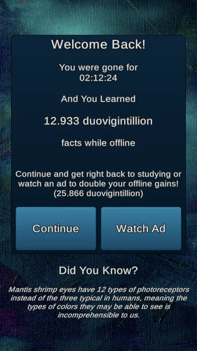 Factoid - Idle Learning سکرین شاٹس