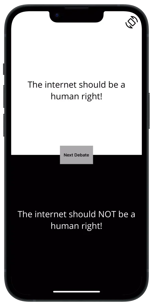 Capturas de pantalla de Debate