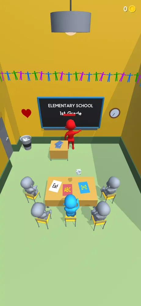 Capturas de tela do Classroom Battle!