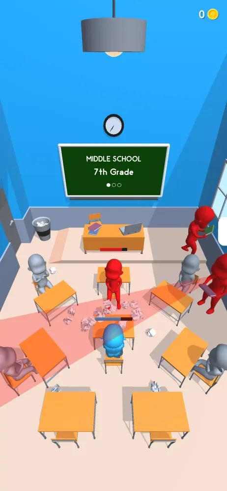 Capturas de tela do Classroom Battle!