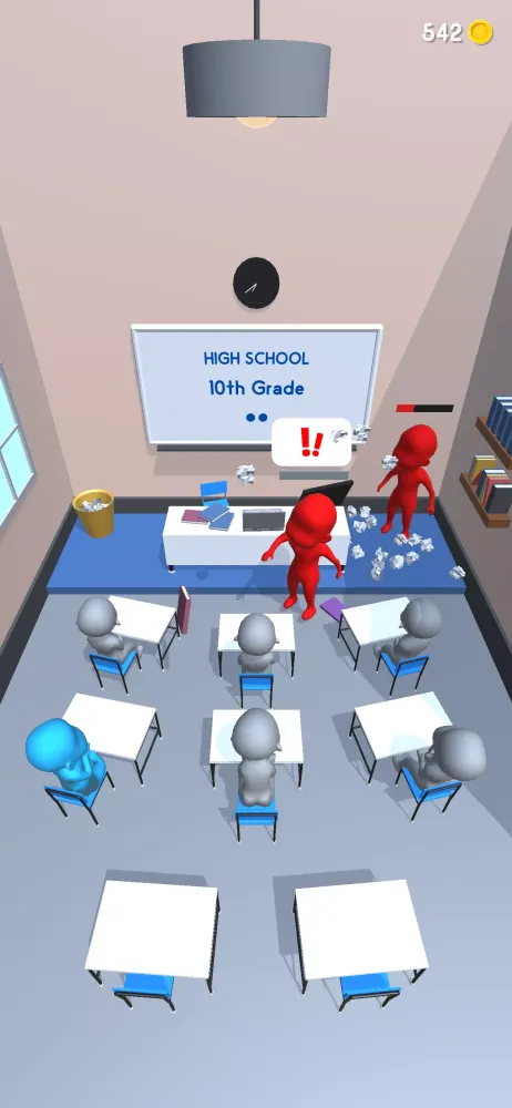 Capturas de tela do Classroom Battle!