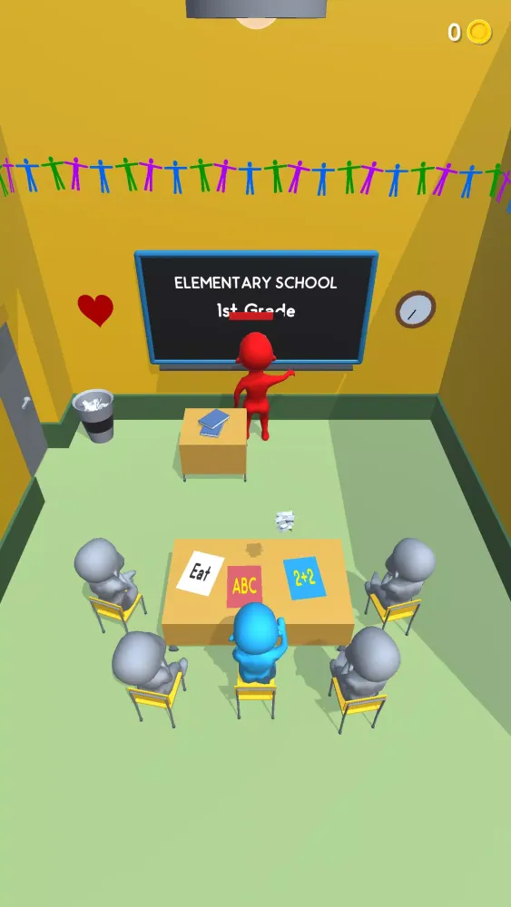 Capturas de tela do Classroom Battle!