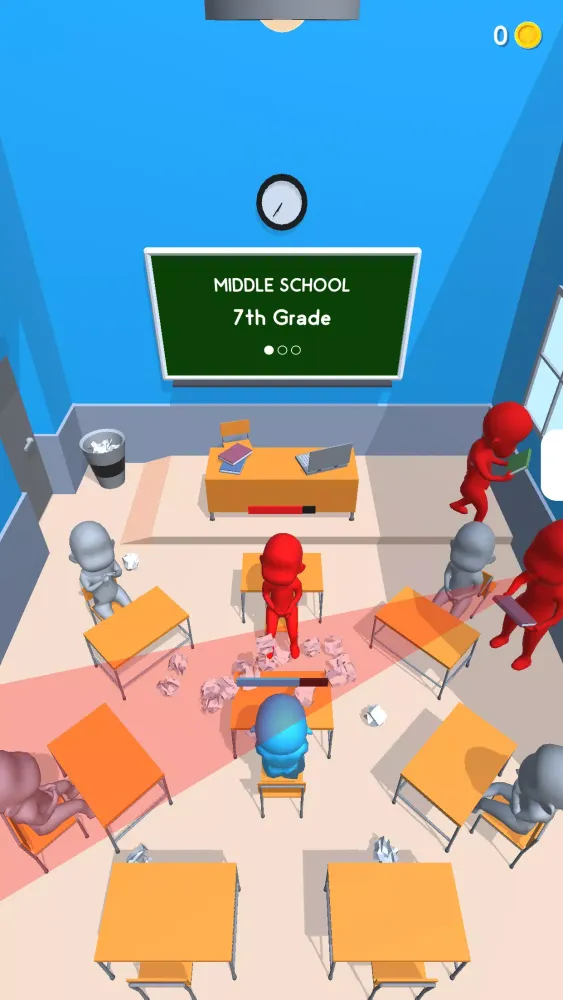 Capturas de tela do Classroom Battle!