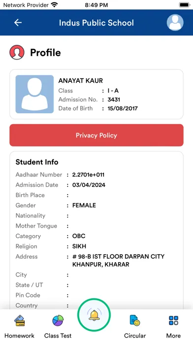 Indus Public School Kharar Ekran Görüntüleri