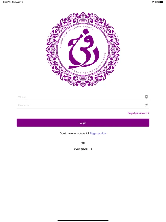 Farah App iPad  سکرین شاٹس