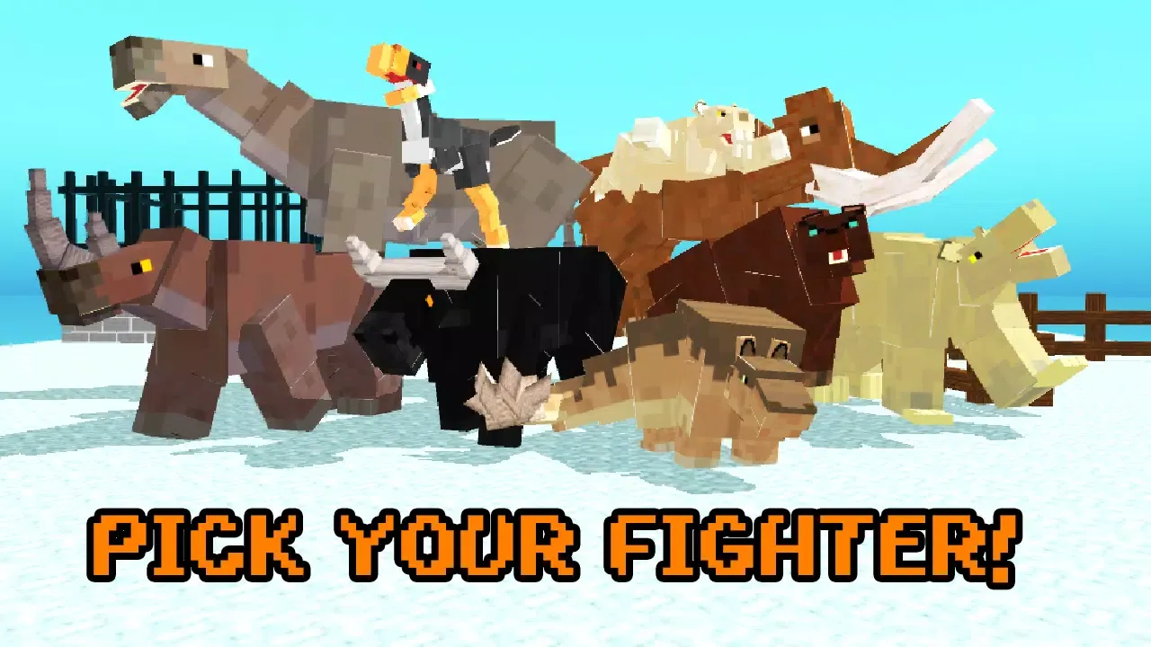 Blocky Dino Park Ice Age Arena Screenshots