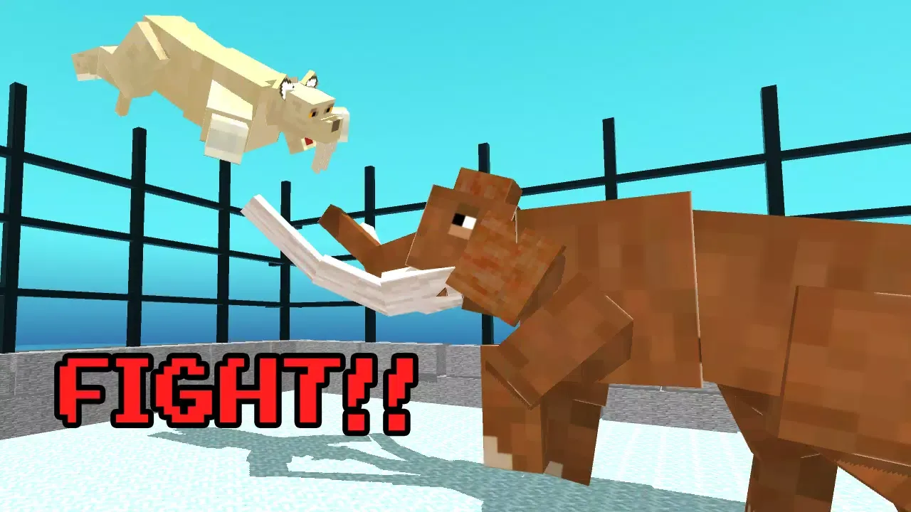 Blocky Dino Park Ice Age Arena Screenshots