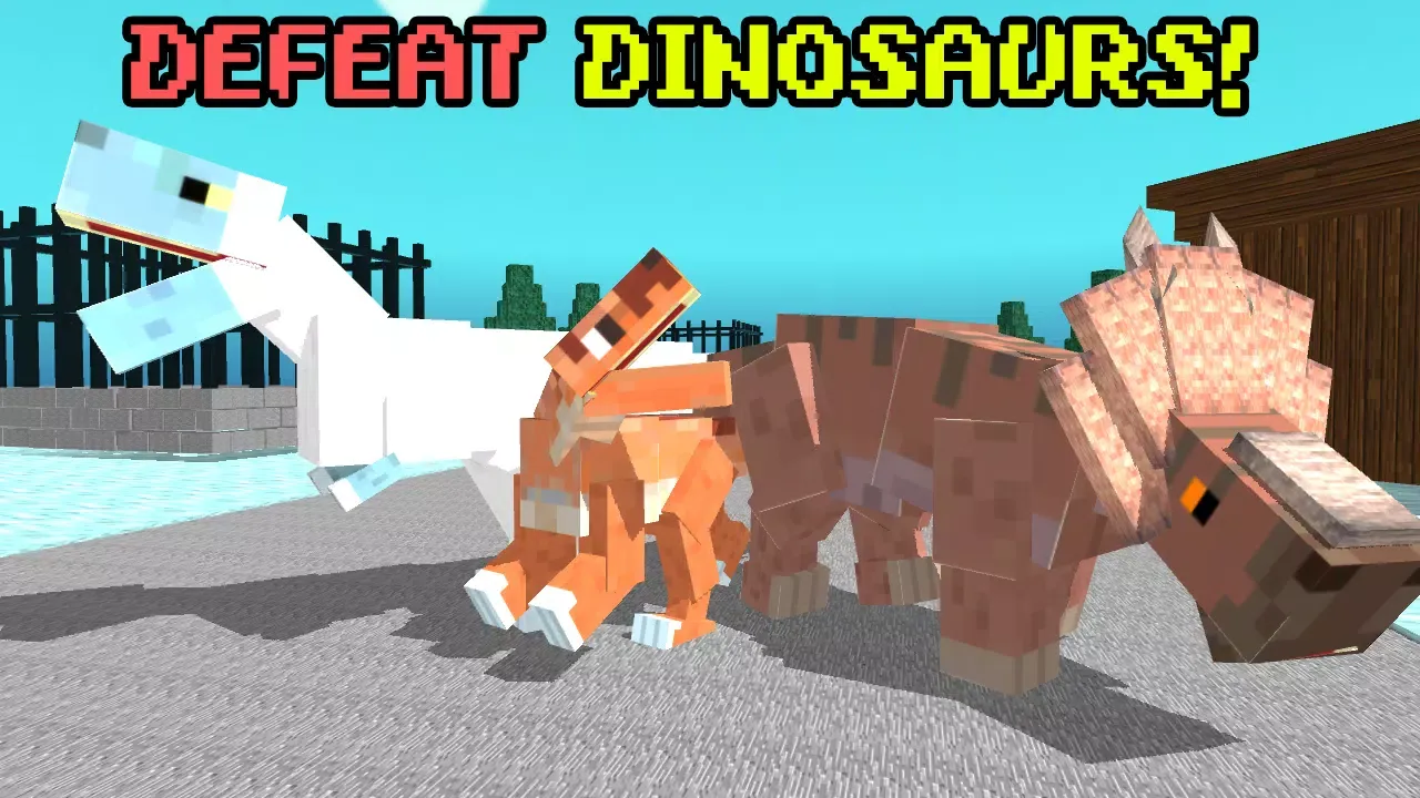 Blocky Dino Park Ice Age Arena Screenshots