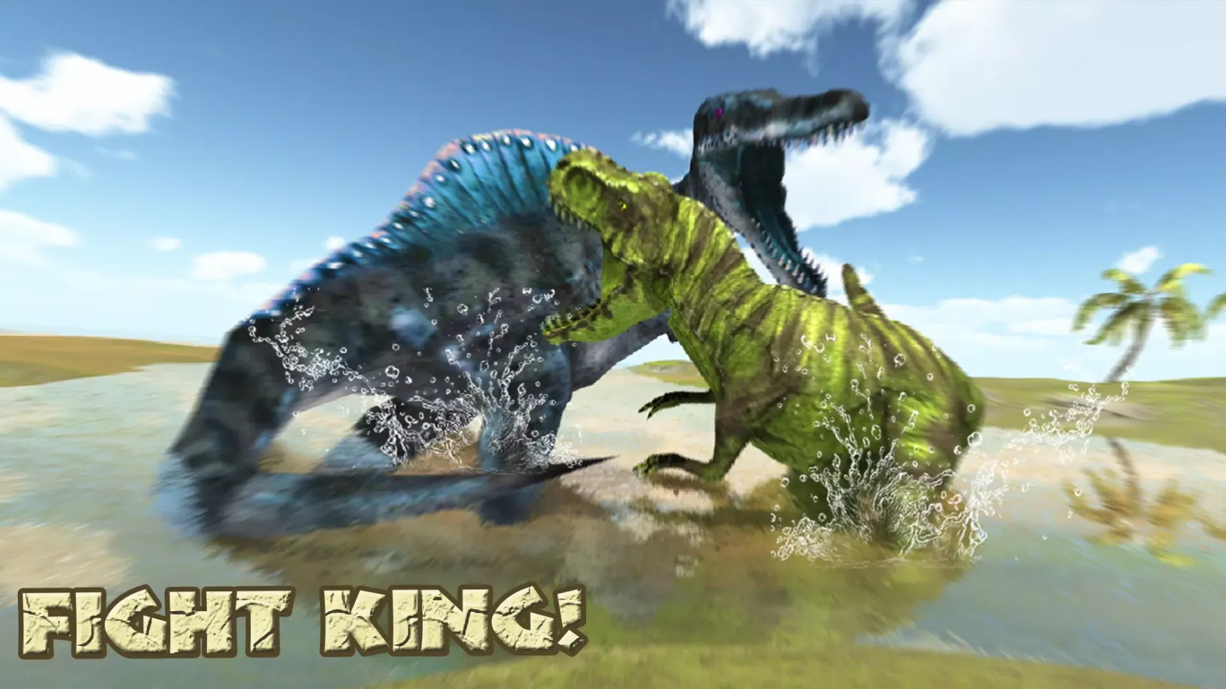 ภาพหน้าจอของ Hungry Spino Coastal Dino Hunt