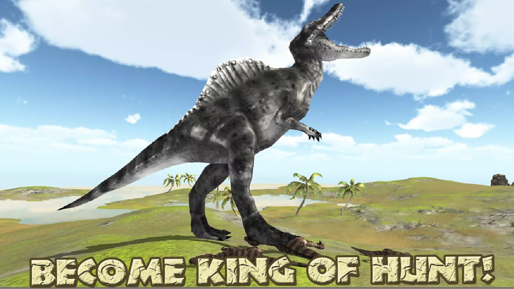 ภาพหน้าจอของ Hungry Spino Coastal Dino Hunt