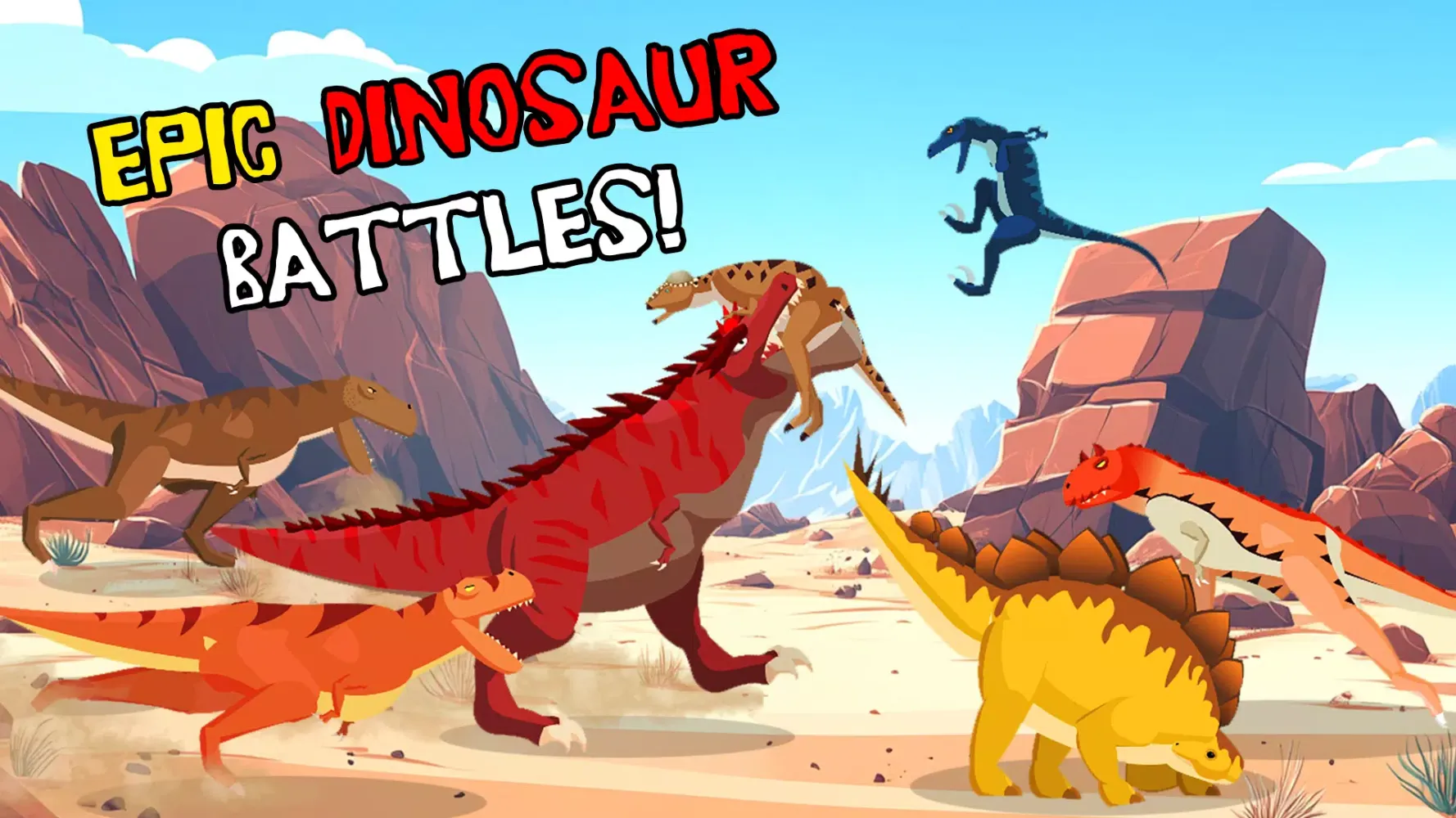 T-Rex Fights Dinosaurs Screenshots
