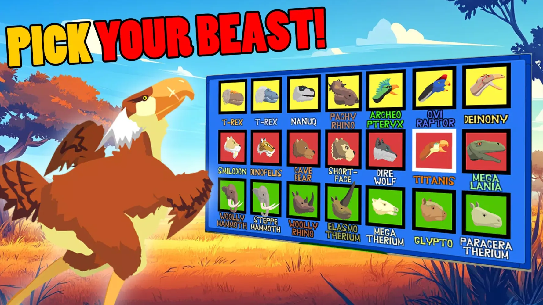 T-Rex Fights Ice Age Beasts Screenshots
