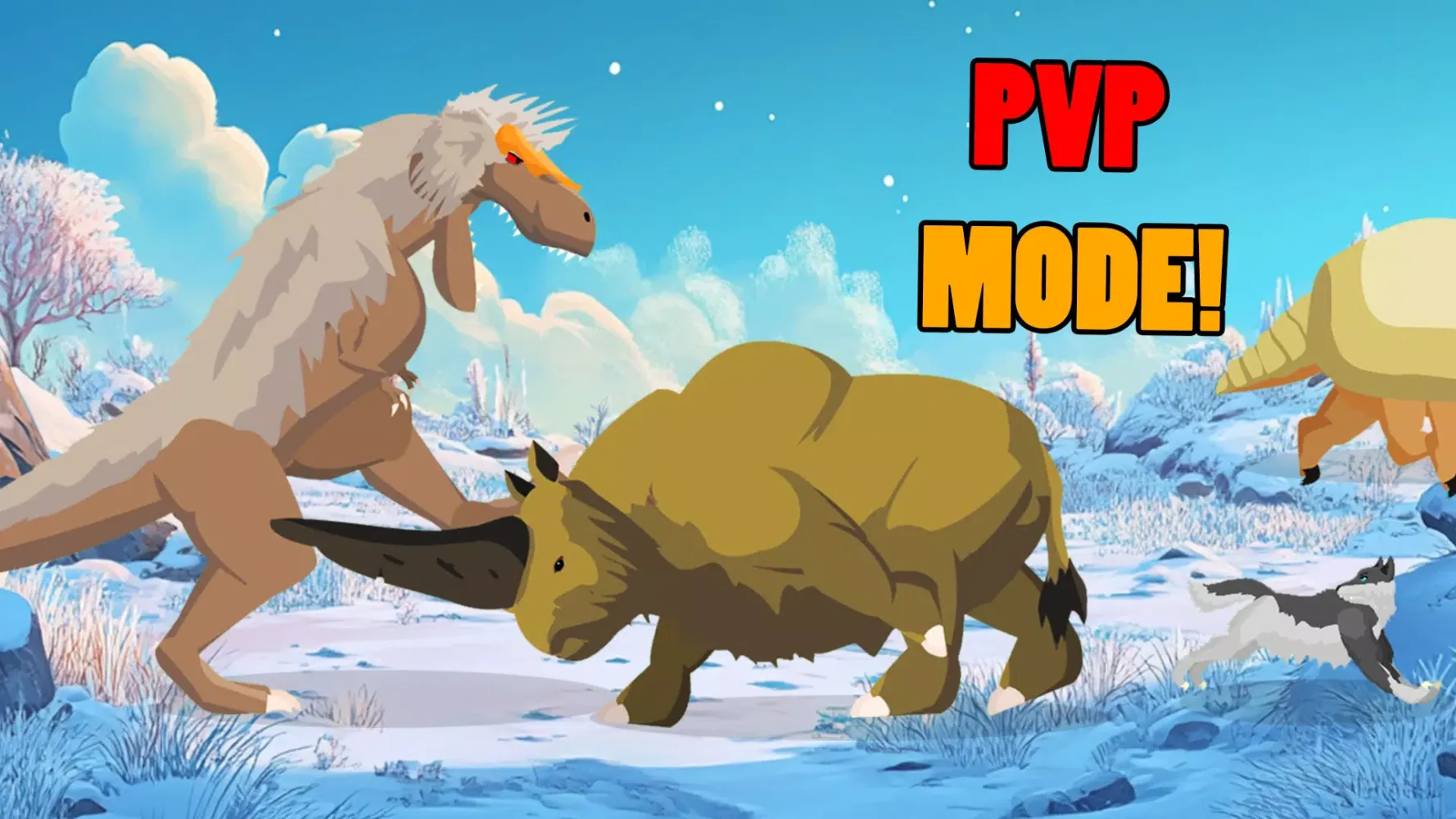 T-Rex Fights Ice Age Beasts Screenshots
