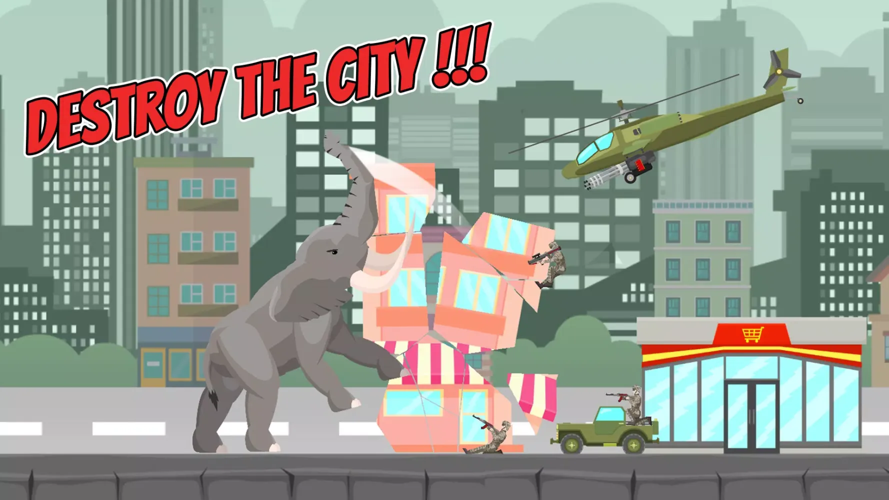 Hybrid Elephant: City Rampage应用截图