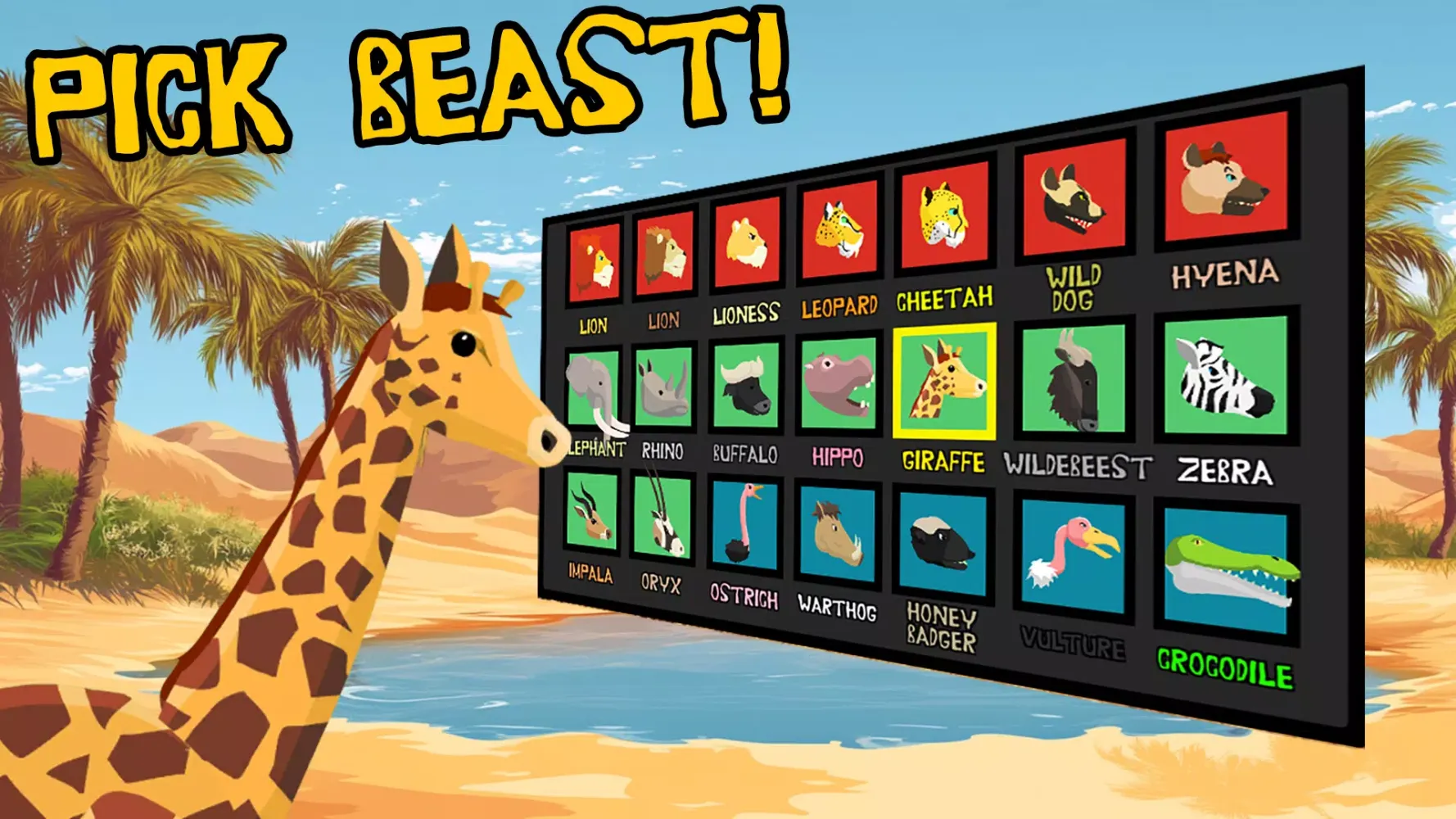 Capturas de pantalla de Lion Fights Savannah Animals