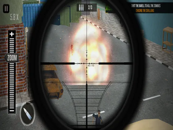 Tangkapan layar ZombieChaos iPad 