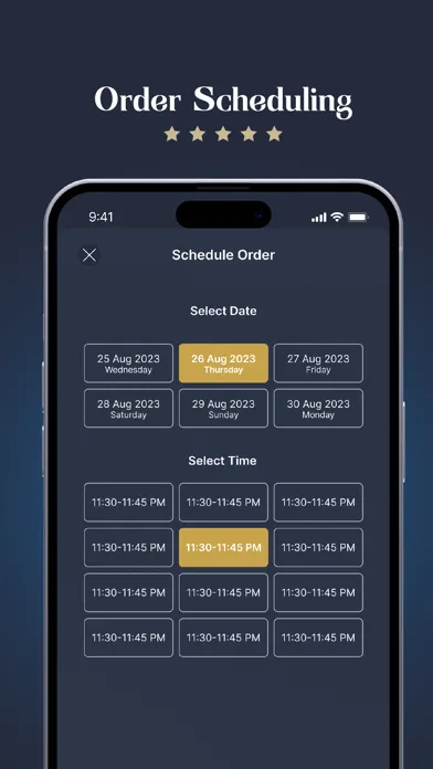 Скриншоты Dinein: Fine Dining Delivery