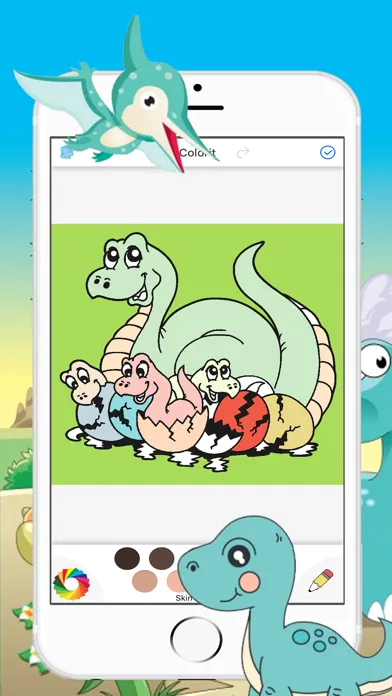 صور Dinosaurs Drawing Coloring Pages for kids