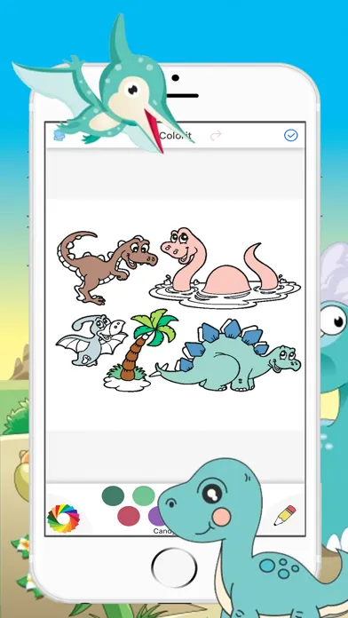 صور Dinosaurs Drawing Coloring Pages for kids