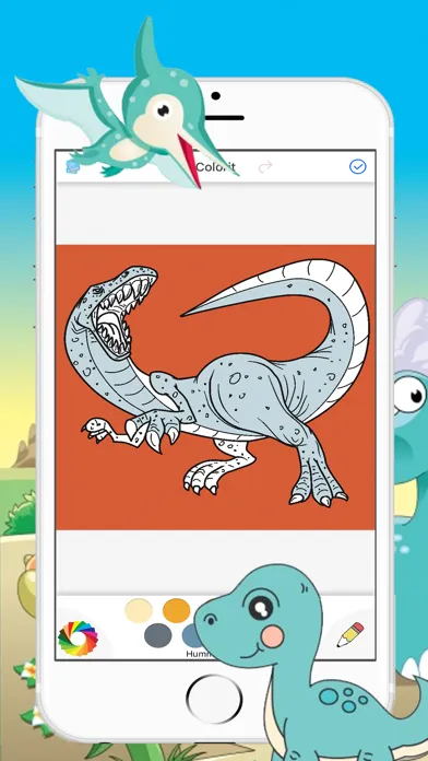 صور Dinosaurs Drawing Coloring Pages for kids