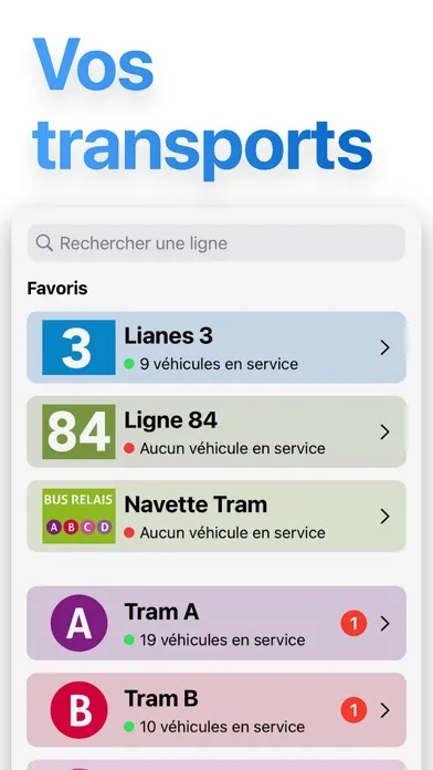 Tangkapan layar Où est mon bus ?