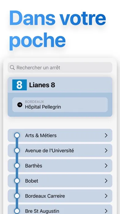 Tangkapan layar Où est mon bus ?