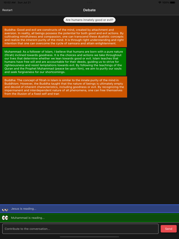 Divine Debates iPad  স্ক্রিনশট