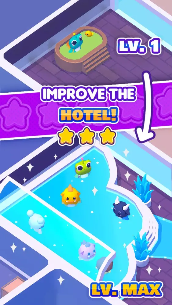 صور Alien Idle: Space Hotel Tycoon