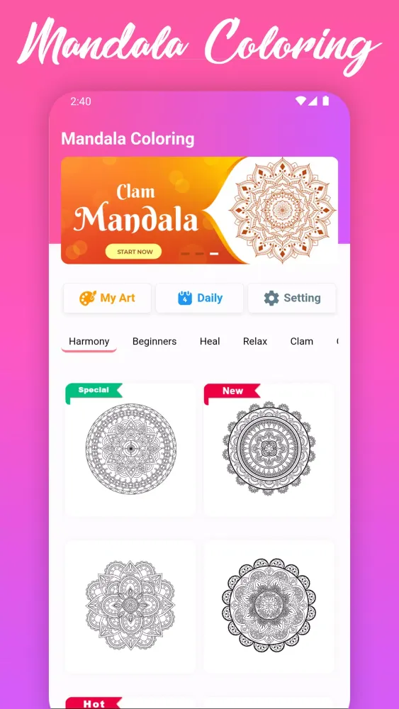 Screenshot di Mandala Coloring