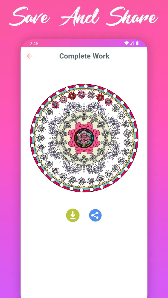 Screenshot di Mandala Coloring